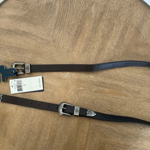 Polo Ralph Lauren Western Leather Double-Cachetta Buckle Belt - Picture 4 of 8